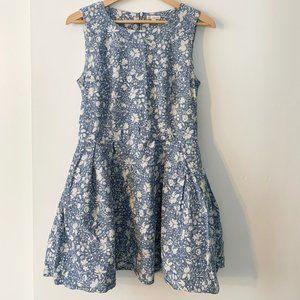 Gap Fit and Flare Floral Dress Size 6